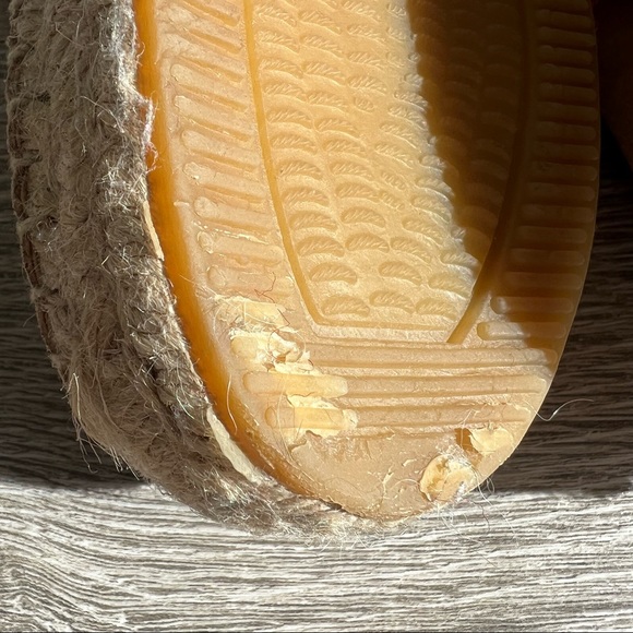 NWOB Little Burgundy Suede Espadrille - Salmon Pink - Picture 7 of 9